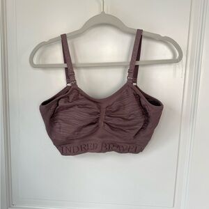 Kindred Bravely Sublime Hands Free Pumping & Nursing Bra MAUVE - XL